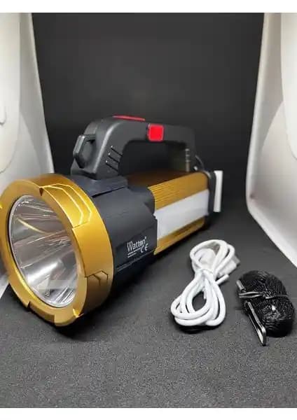 Watton WT-615.1 Güçlü ve Çok Yönlü Şarjlı El Feneri - Dayanıklı ve Yüksek Performanslı