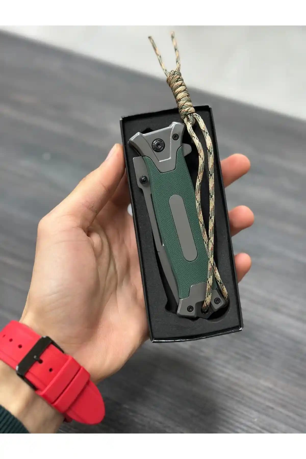 Browning Yazısız Haki Paracodlu Kutu Dayanıklı ve Estetik Outdoor Aksesuarı