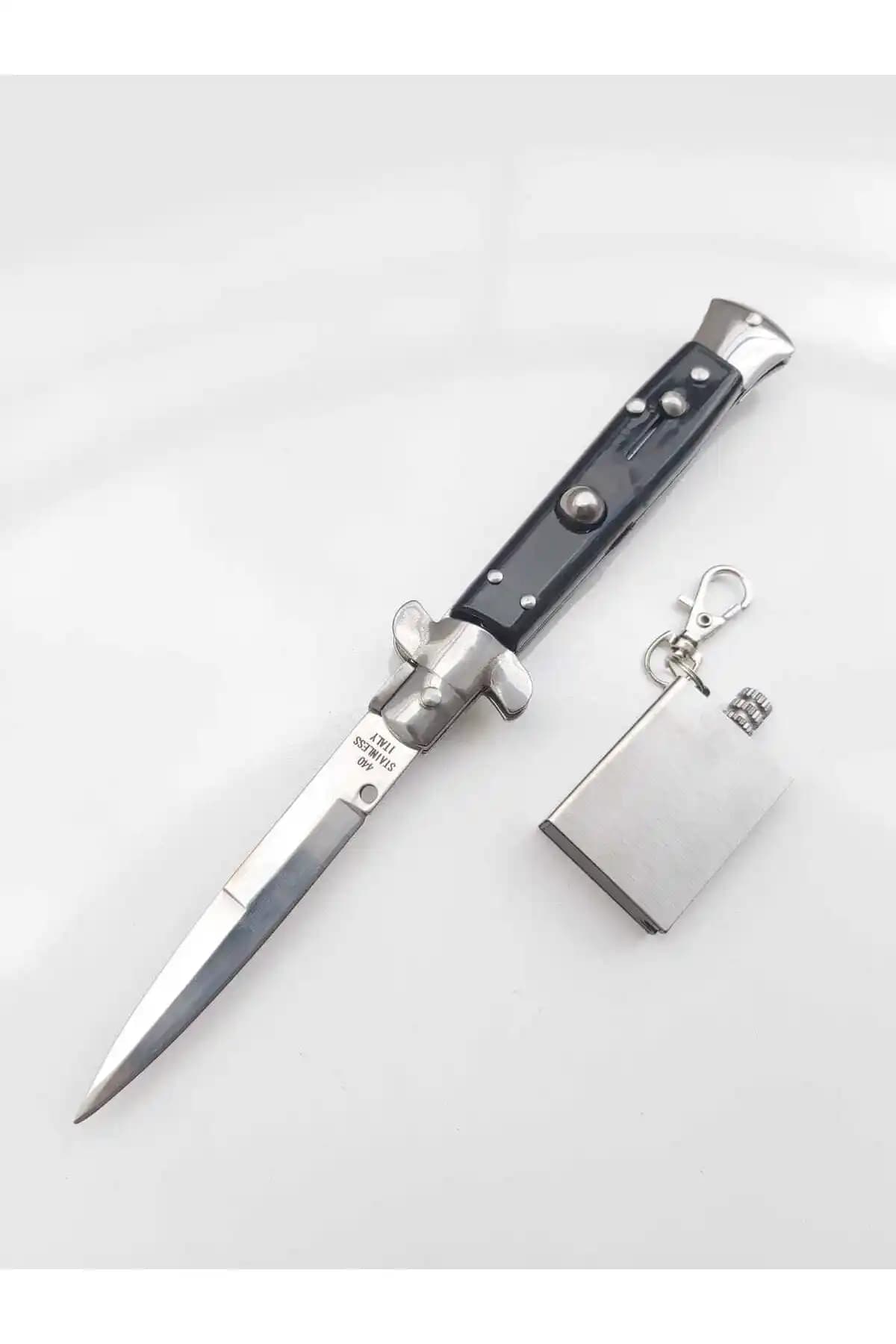 Columbia 21 Cm İtalyan Çelik Sustalı Bıçak ve Zippo Kibrit Seti İncelemesi