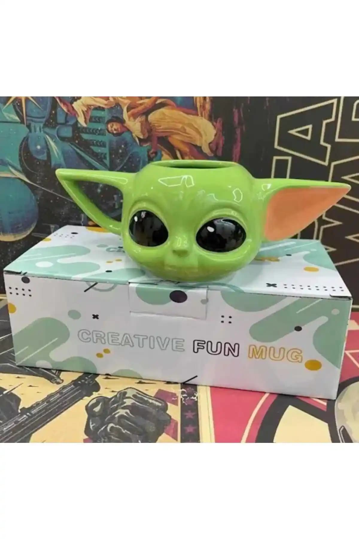 GiralStore'un Baby Yoda 3D Kupa Mug ile Star Wars hayranlarına özel koleksiyon parçası