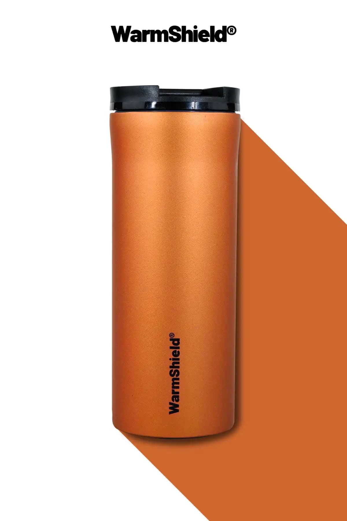 WarmShield Platin Turuncu Çift Katmanlı Termos Yüksek Performans ve Şıklık Sunar