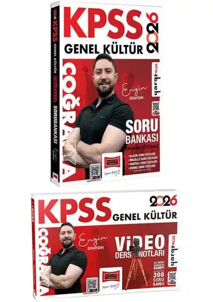 2026 KPSS Genel Kültür Coğrafya Soru Bankası ve Video Ders Notları Seti Yargı Yayınları