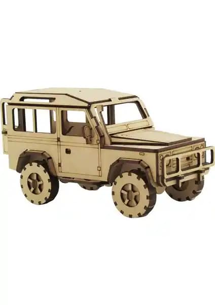 3D Ahşap Land Rover Defender Maketi: Eğlenceli ve Eğitici Hobi Seçeneği