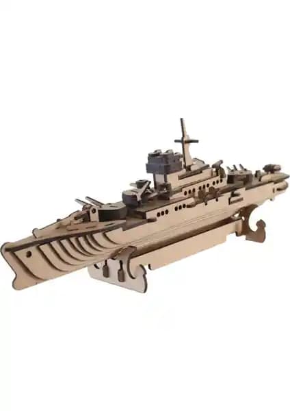 3D Ahşap Savaş Gemisi Puzzle: Eğitici ve Eğlenceli Hobi Deneyimi