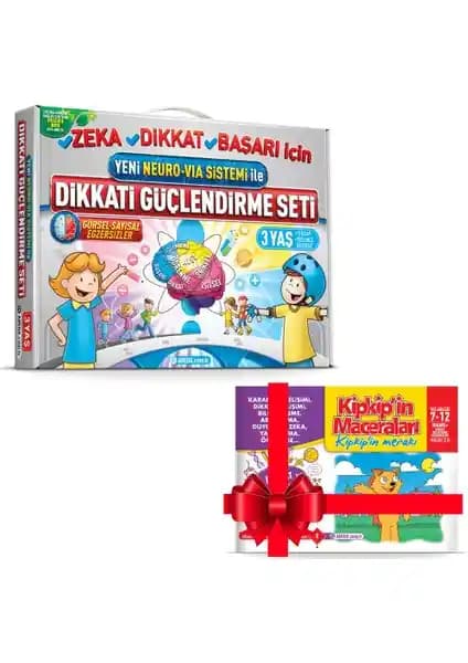 Adeda Dikkati Güçlendirme Seti DGS 3 Yaş Hikaye Kitabı Çocukların Dikkat ve Odak Becerilerini Geliştirir