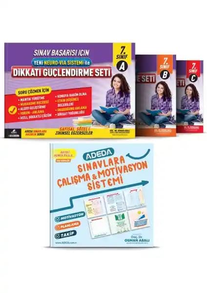Adeda Yayıncılık Dikkati Güçlendirme ve Motivasyon Seti Öğrencilerin Akademik ve Bireysel Gelişimini Destekler