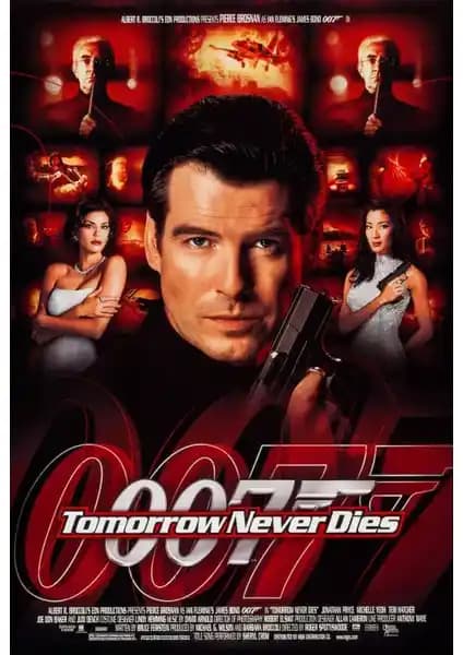 Aktüel Tomorrow Never Dies Film Afişi - Estetik ve Dayanıklı Yüksek Kalite Poster