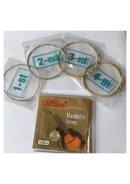 Alice AM04 Mandolin Teli Yüksek Kalite ve Dayanıklılık Sunan Profesyonel Enstrüman Aksesuarı