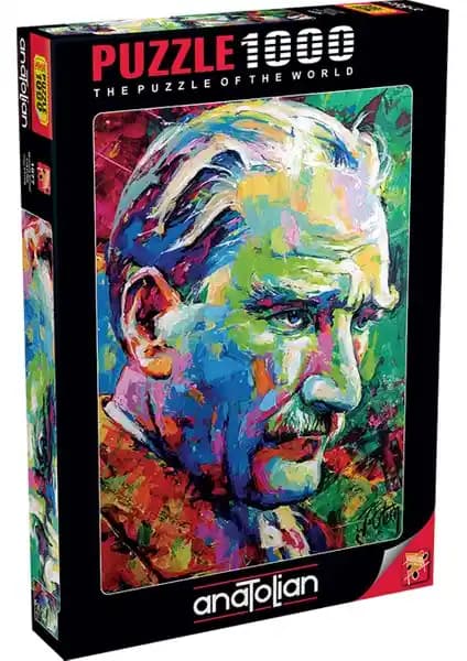 Anadolu 1000 Parçalık Puzzle Mustafa Kemal Atatürk ile Zihinsel ve Sosyal Gelişim İçin Uygun