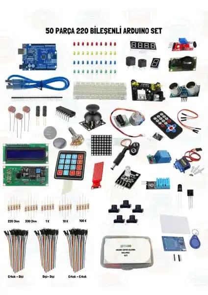 Arduino Başlangıç Seti: Elektronik ve Programlama Öğrenmek İçin Kapsamlı Başlangıç Kiti