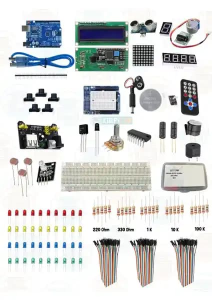Arduino Başlangıç Seti ile Elektronik ve Robotik Projelerine Güçlü Bir Adım Atın