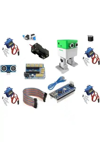 Arduino Emes Robotik Adam Olacak Çocuk Serisi Otto Robot Seti Eğitici ve Yaratıcı Projeler İçin