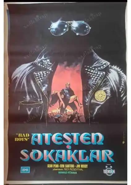 Ateşten Sokaklar Filmi İçin Özgün ve Yüksek Kaliteli Film Afişi