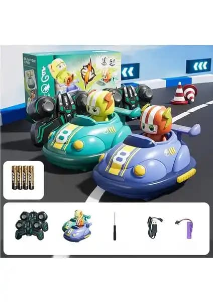 Çift Kişilik Uzaktan Kumandalı Çarpışan Arabalar: Güvenli ve Eğlenceli Oyun Deneyimi