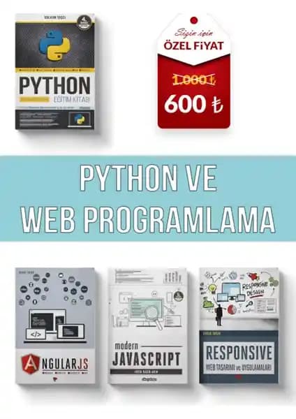 Dikeyeksen Python ve Web Programlama Eğitim Seti ile Temel ve İleri Seviye Bilgi Edinin