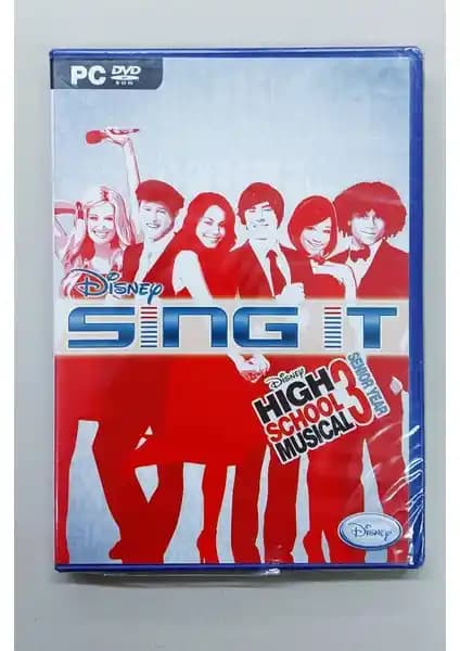 Disney Highschool Musical Sing It PC DVD Oyun Koleksiyon ve Hayranlar İçin Değerli Bir Parça