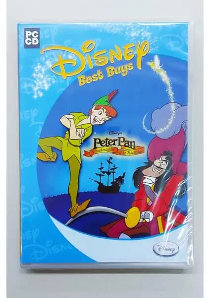 Disney Peter Pan PC CD Bilgisayar Oyunu Koleksiyon ve Nostalji Severler İçin