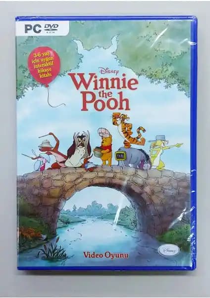 Disney Winnie The Pooh PC DVD Bilgisayar Oyunu Koleksiyon ve Nostalji İçin Uygun