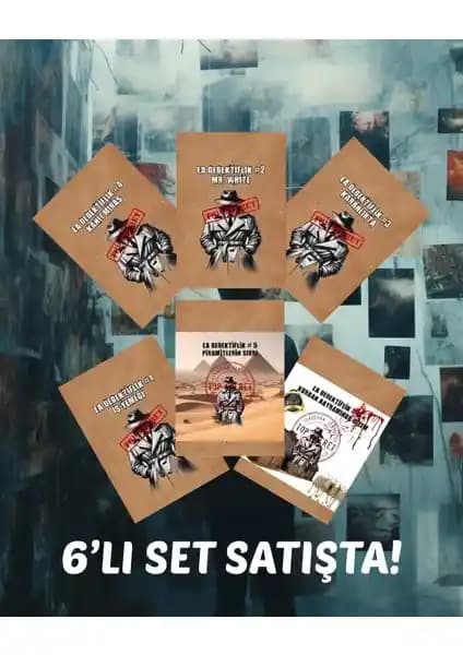 Ege Akademi 6'lı Paket Premium Dedektif Oyunu Çocukların Zihinsel ve Dil Gelişimini Destekler