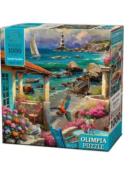 KS Games Olimpia Seaside Paradise 1000 Parça Puzzle, Yüksek Kalite ve Estetik Tasarımıyla