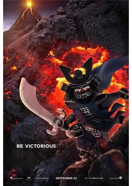 Lego Ninjago 2017 Film Posteri 70x100 cm Yüksek Çözünürlük ve Dayanıklı PVC Malzeme ile