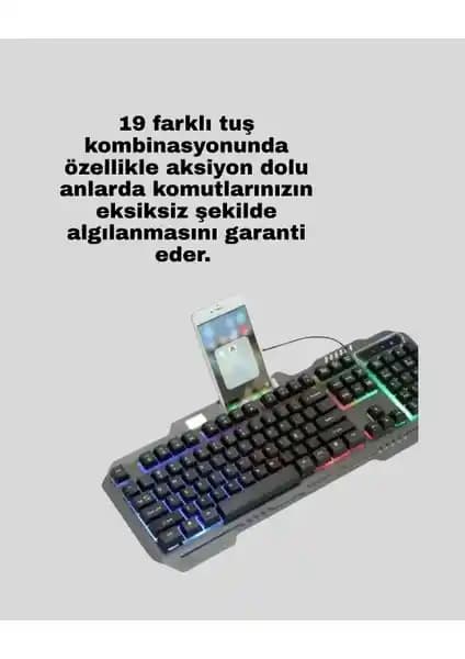 Makay Mekanik LED Gaming Klavye Mouse Seti: Yüksek Performans ve Estetik Birlikte