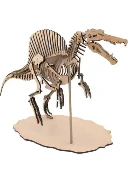 Mavi Doku Dinozor Serisi Spinosaurus 3D Ahşap Puzzle Maketi Detaylı Tasarım ve Koleksiyon Fırsatı