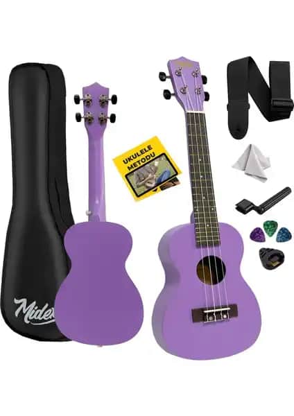 2025'te Midex UKX-233PRP Mor Concert Ukulele ile Müzikal Tarzınızı Yansıtın