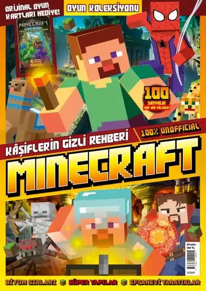 Minecraft Temalı Doğan Burda Dergisi Detaylı İçerik ve Tasarımlarla Dolu