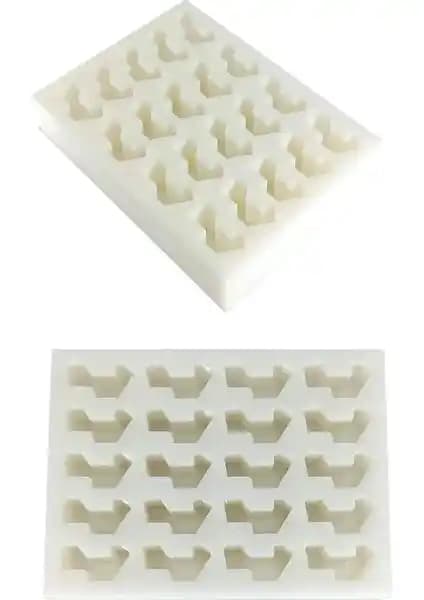 Minyatür 1/16 Ölçekli Şev Taşı Silikon Kalıp Hobi ve Üretim İçin Dayanıklı Malzeme