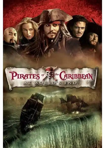 Pirates of the Caribbean At World's End Poster 50x70 cm ULTRA HD Kalite ile Dekorasyonunuza Şıklık Katın