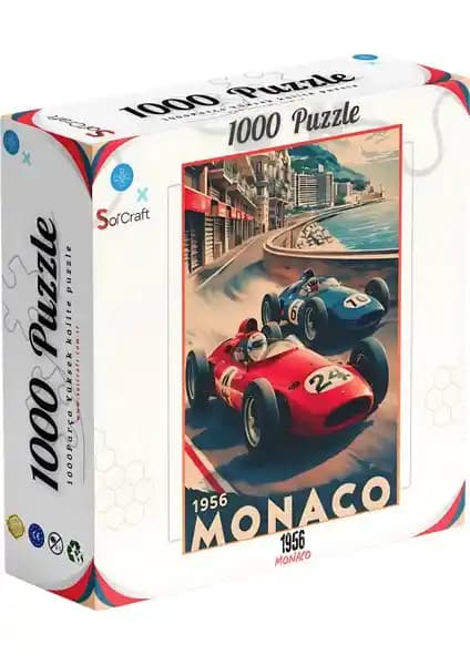 Soi Craft 1000 Parça Monaco Puzzle Sanat ve Zihin Geliştirici Yüksek Kalite Ürün