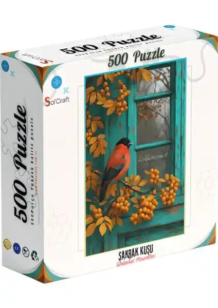 Soi Craft Sakrak Kuşu 500 Parça Puzzle Doğa ve Sanat Temalarıyla Zihni Uyarır