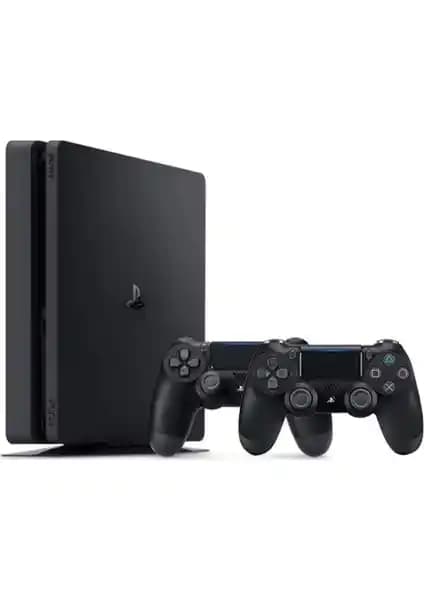Sony PlayStation 4 Slim 500 GB İthalatçı Garantili ve 2 DualShock Kontrolör ile
