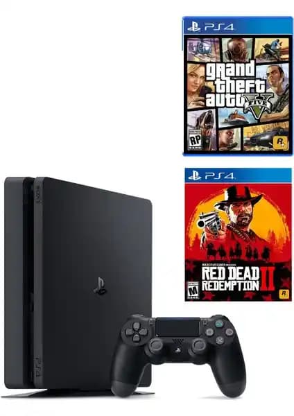 Sony PlayStation 4 Slim 500 GB ve Oyun Paketi: Yüksek Performanslı Konsol ve Geniş Oyun Seçeneği