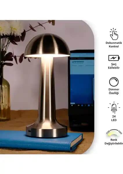 Ack Şarjlı Dokunmatik LED ve Neo Vista Mantar Model Retro Masa Lambası Karşılaştırması