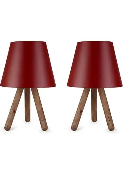Art&Gift Ahşap Ayaklı Abajur Karşılaştırması: Kumaş ve PVC Başlık Seçenekleri 2