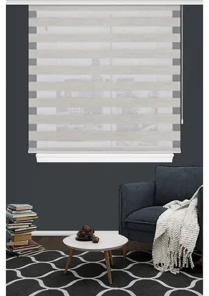 Asy Home Beyaz Piliseli Zebra Perde ile Koza Stor Zebra Perde Karşılaştırması 2