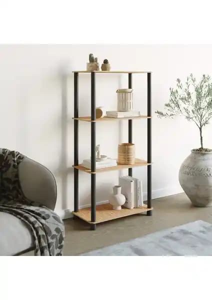 Ata Home Çok Amaçlı 3 Raflı Ahşap Dolap ve Dizayn Motion Dar Kitaplık Karşılaştırması