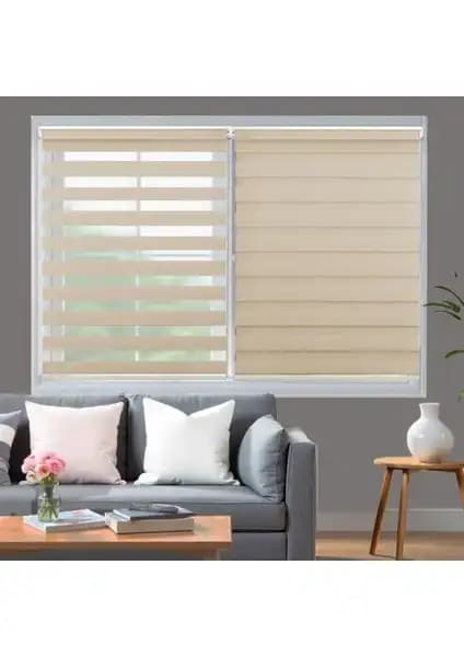 BBB Pliseli Zebra Stor Perde ve Blind-X Krem Bambu Stor Zebra Perde Karşılaştırması 2