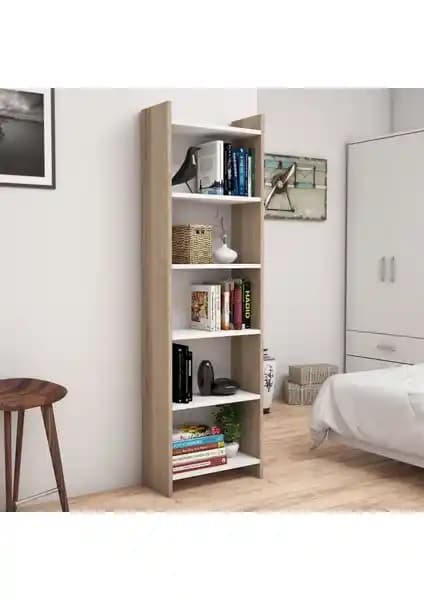 Bimossa W6020 Gülçiçek ve İntergo Dekoratif 5 Raflı Kitaplık Karşılaştırması