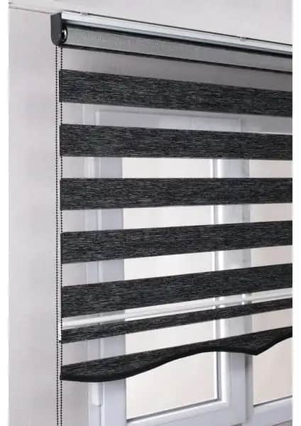 Bizden Perde Brillant Etekli Antrasit ve Gri Zebra Stor Perde Karşılaştırması ve Özellikleri