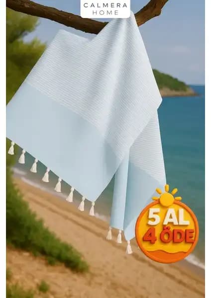 Calmera Home Çizgili Peştemal ve Kayra Organik Plaj Havlusu Karşılaştırması 1