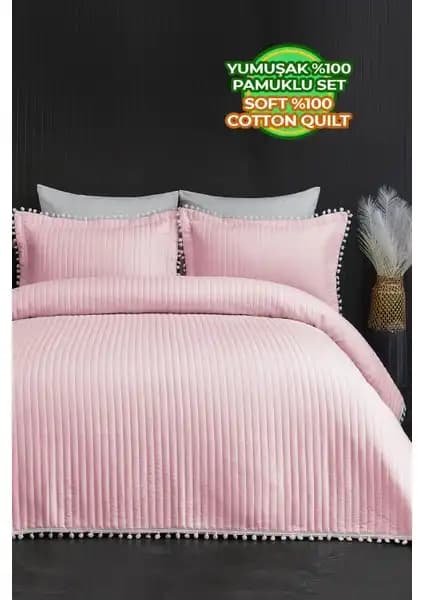 Çeyiz Bahçesi Siyah Sarmaşık ve Evlen Home Collection Kapitone Ponpon Yatak Örtüsü Karşılaştırması 2