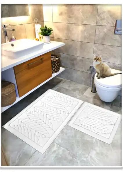 Cotton Crafty Banyo Paspasları Karşılaştırması Vera ve Yaprak Modelleri 2