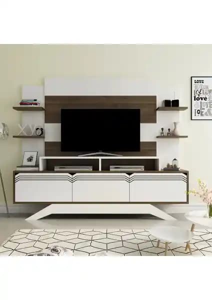 Decorotika Delpi ve Tanmob Mega TV Üniteleri Karşılaştırması Modern Tasarım ve Fonksiyonellik