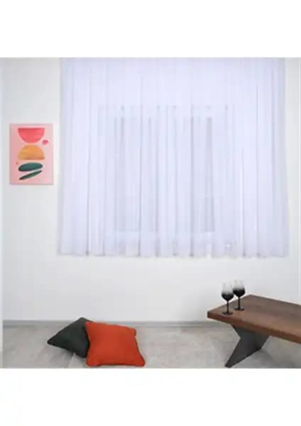 Goccia Petek Üstü Vual Tül Perde ile Tül Shop Düz Tül Grek Sade Kurşunlu Karşılaştırması 1