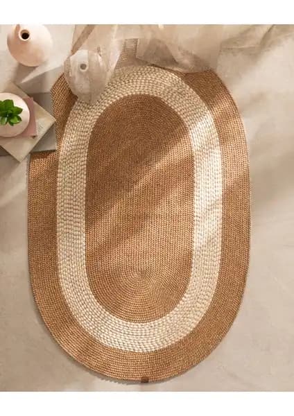 Madame Coco Alsace Oval Kilim ve Halımax Milda Jüt Hasırlı Kilim Karşılaştırması 1