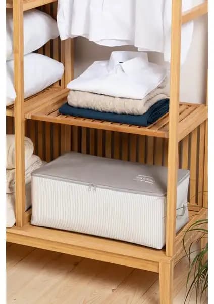 Madame Coco Çiçek Desen Baskılı Hurç ve Ocean Home Textile Gri Çizgili Hurç Karşılaştırması 2