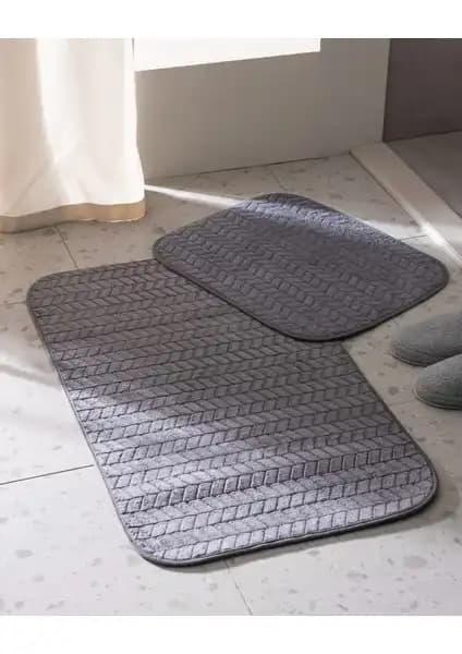 Madame Coco Norris Banyo Paspası Karşılaştırması Antrasit ve Açık Mavi Modelleri 2